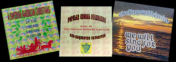 Chicago Swedish Glee Club CDs